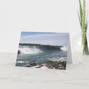 Tarjeta en blanco de Niagara Falls