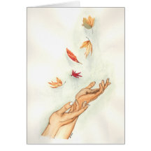 Tarjeta en blanco de ofrecimiento