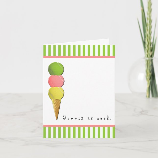 Tarjeta en blanco de tenis (Anverso)