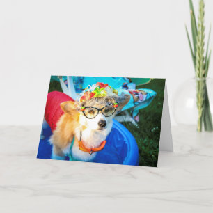 Tarjeta en blanco de tía Gussy