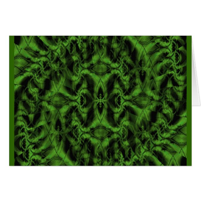 Tarjeta en blanco del ajenjo (Anverso (Horizontal))