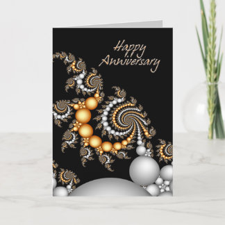 Tarjeta en blanco del aniversario