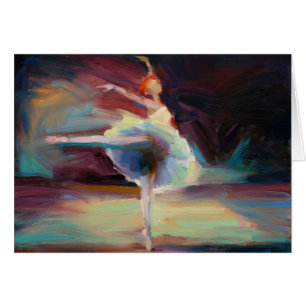 Tarjeta en blanco del "Arabesque"