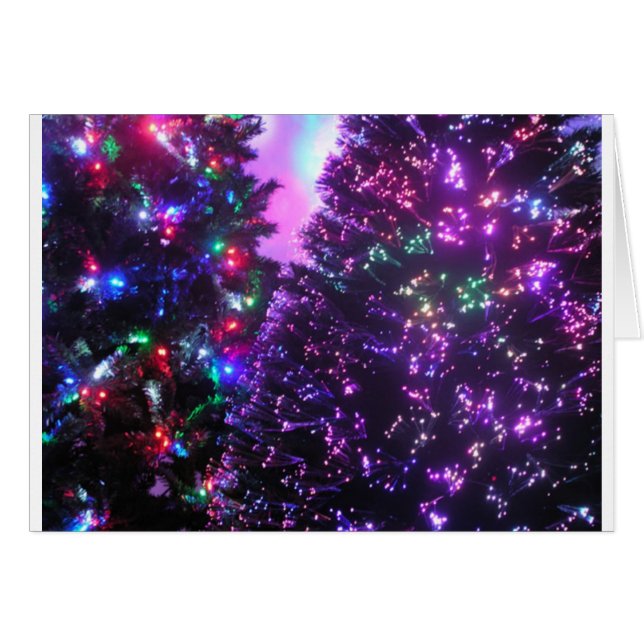 Tarjeta en blanco del árbol (Anverso (Horizontal))