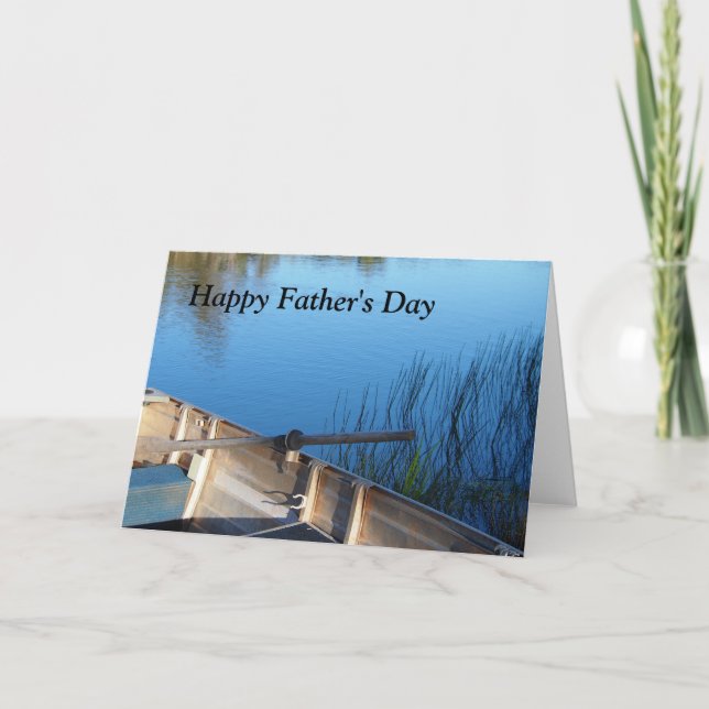 Tarjeta en blanco del día de padre (Anverso)