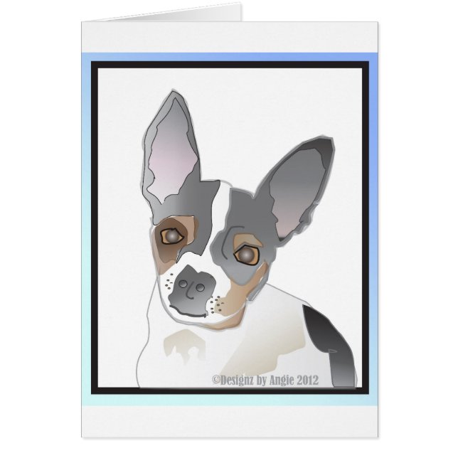 Tarjeta en blanco del diseño gráfico de Claire (Frente)