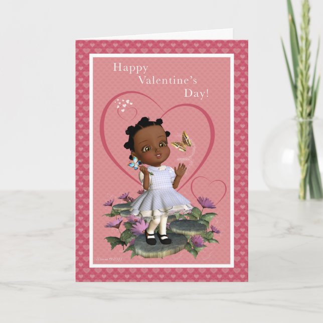 Tarjeta en blanco del el día de San Valentín del (Anverso)