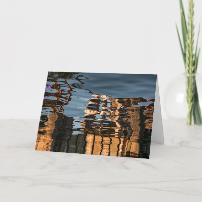 Tarjeta en blanco del fiesta 2 líquidos del muelle (Anverso)