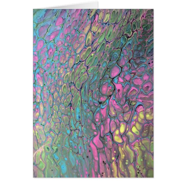 Tarjeta en blanco del pavo real (Frente)