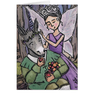 Tarjeta en blanco del pleno verano