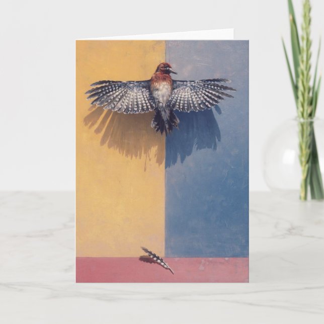 Tarjeta en blanco del Sapsucker de Andrew Denman (Anverso)