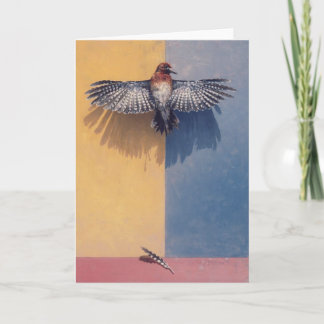 Tarjeta en blanco del Sapsucker de Andrew Denman