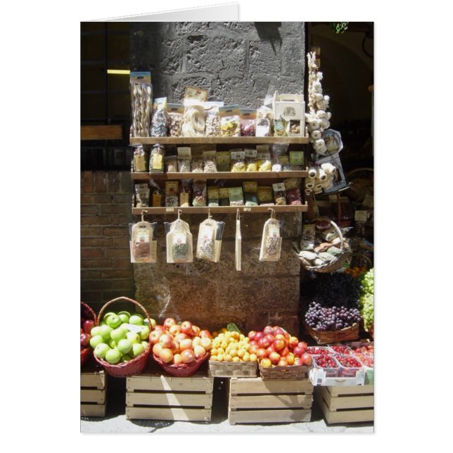 Tarjeta en blanco del soporte de fruta (Frente)