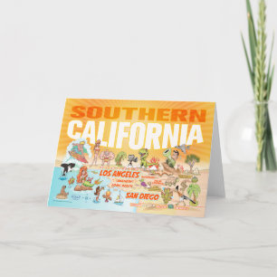 Tarjeta en blanco del sur de California