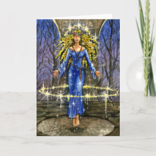 Tarjeta en blanco del Templo