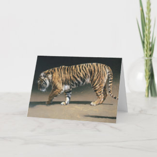 Tarjeta en blanco del tigre de Andrew Denman