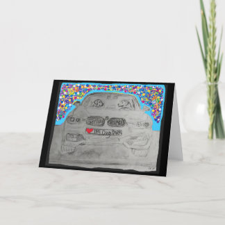 Tarjeta en blanco doblada