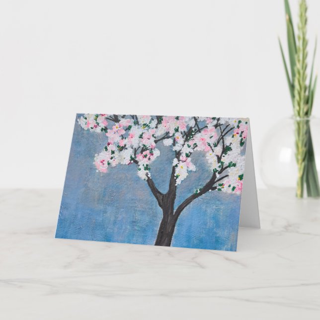 Tarjeta en blanco doblada (Anverso)