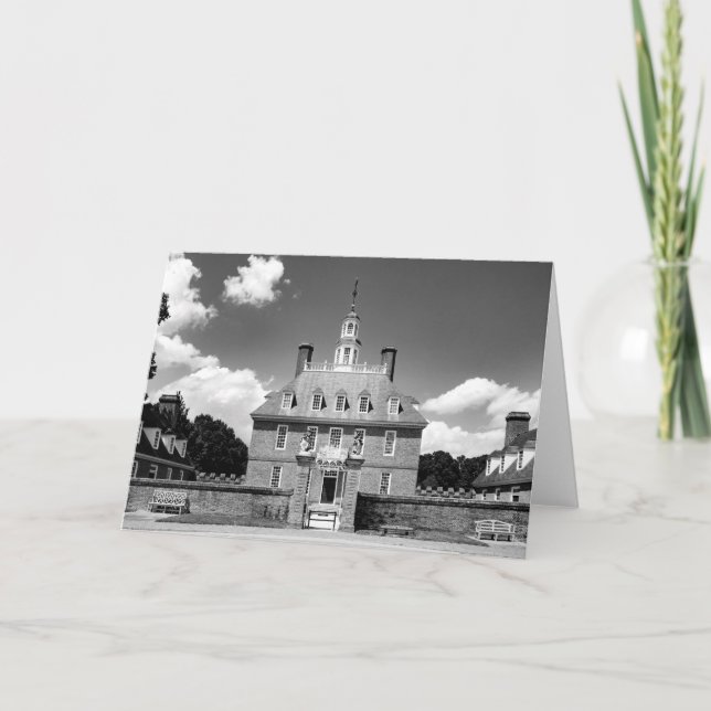 Tarjeta en blanco - el palacio del gobernador (Anverso)