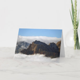 Tarjeta En blanco, enclavado en el paisaje fotográfico Bel