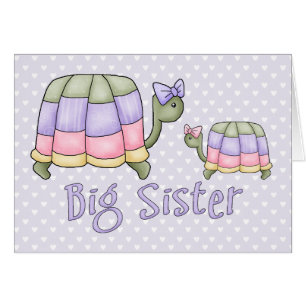 Tarjeta en blanco grande para las tortugas Pastel