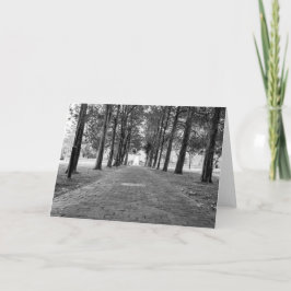 Tarjeta en blanco - iglesia histórica de Cristo