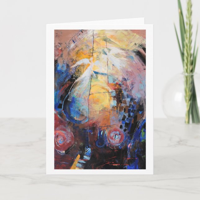 Tarjeta en blanco la "escalera III de Jacob " (Anverso)