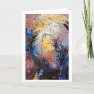 Tarjeta en blanco la "escalera III de Jacob "