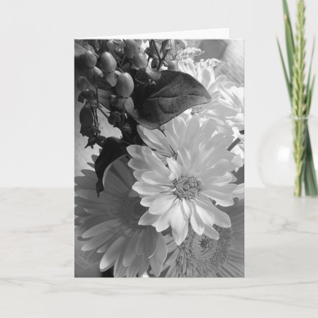Tarjeta en Blanco 'Morning Light Bouquet' (Anverso)