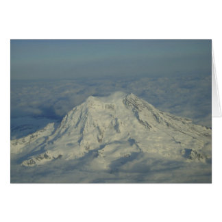 Tarjeta en blanco Mount Rainier