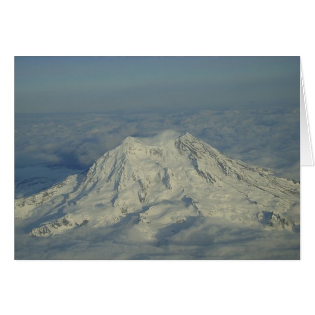 Tarjeta en blanco Mount Rainier (Anverso (Horizontal))