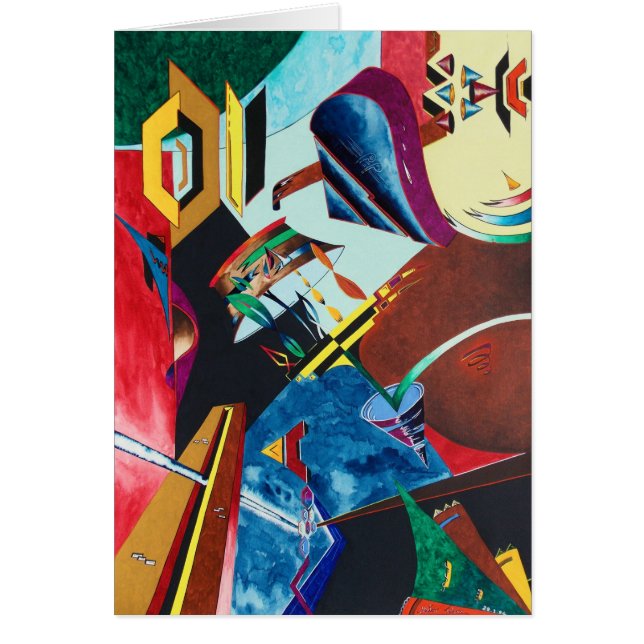 Tarjeta en blanco "musical" de Victor Tilson (Frente)