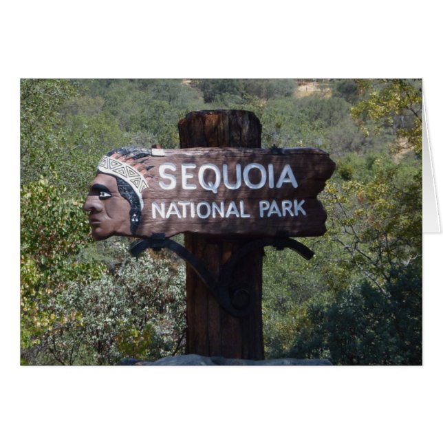 Tarjeta en blanco para el Rótulo del Parque Nacion (Anverso (Horizontal))
