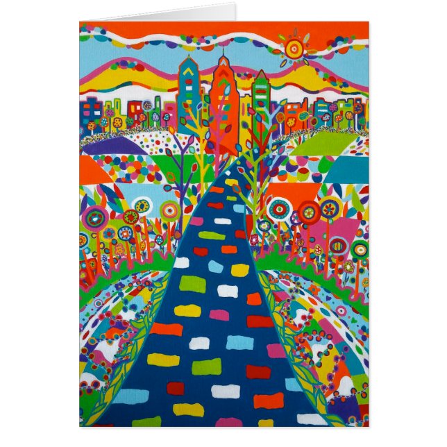 Tarjeta en blanco para el Skyline de Filadelfia (Frente)