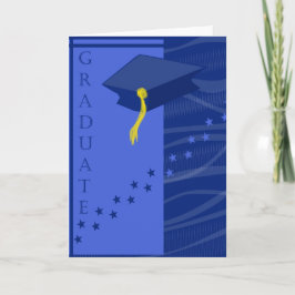 Tarjeta en blanco para graduados