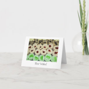 Tarjeta en blanco para los mejores deseos