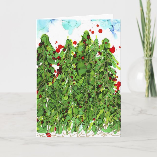 Tarjeta en blanco para todos los Navidades (Anverso)