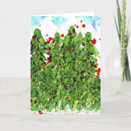 Tarjeta en blanco para todos los Navidades