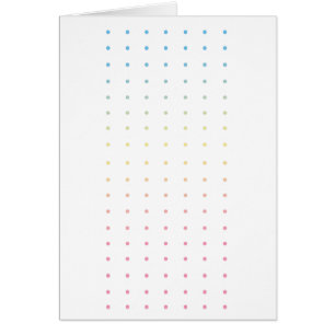 Tarjeta en blanco perforada