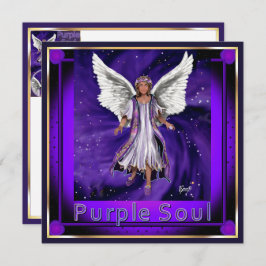 Tarjeta en blanco Purple Soul