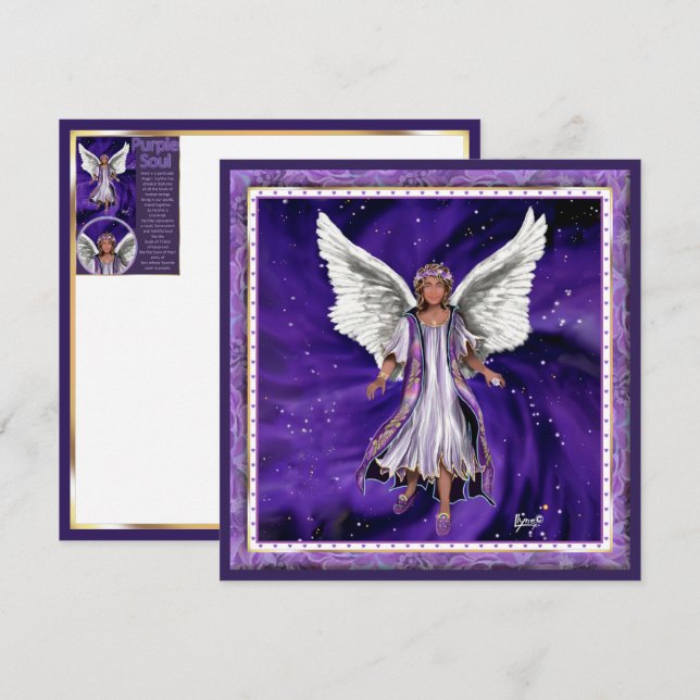 Tarjeta en blanco Purple Soul (Anverso / Reverso)