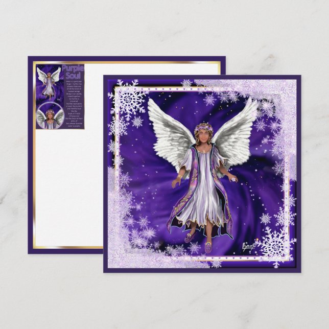 Tarjeta en blanco Purple Soul (Anverso / Reverso)