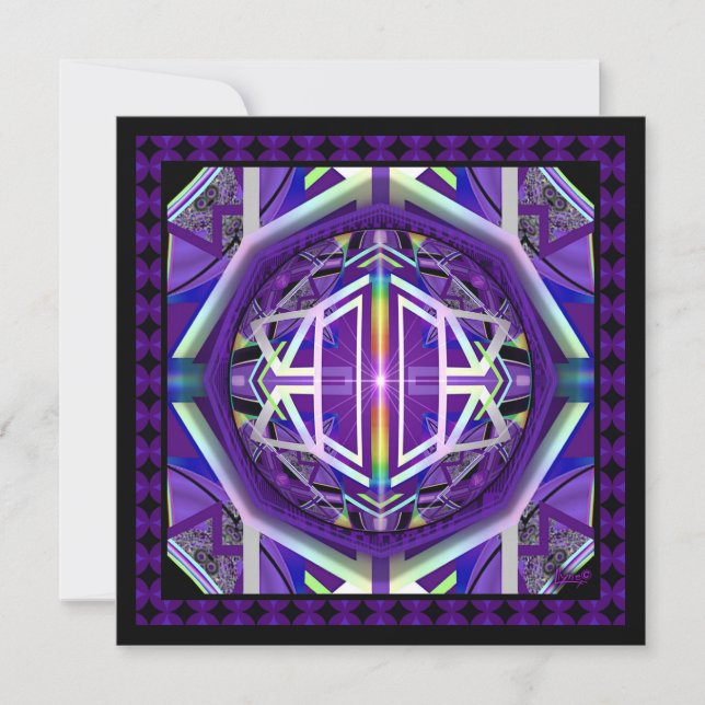 Tarjeta en blanco Purple W3 (Anverso)