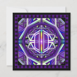 Tarjeta en blanco Purple W3