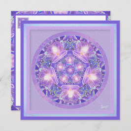 Tarjeta en blanco W1 púrpura