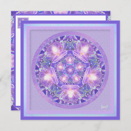 Tarjeta en blanco W1 púrpura