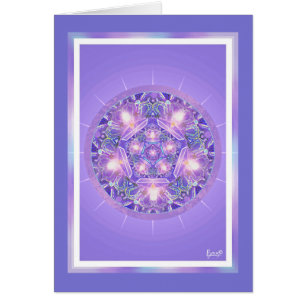 Tarjeta en blanco W1 púrpura