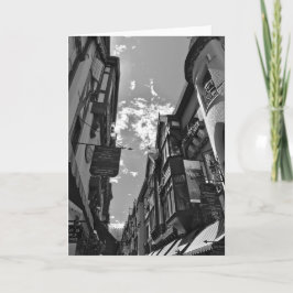 Tarjeta en blanco y negro