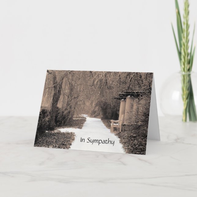 Tarjeta En condolencia (Anverso)