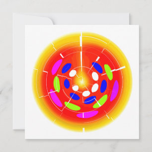 Tarjeta En el calor del arte del sol